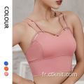 soutien-gorge de yoga crop top